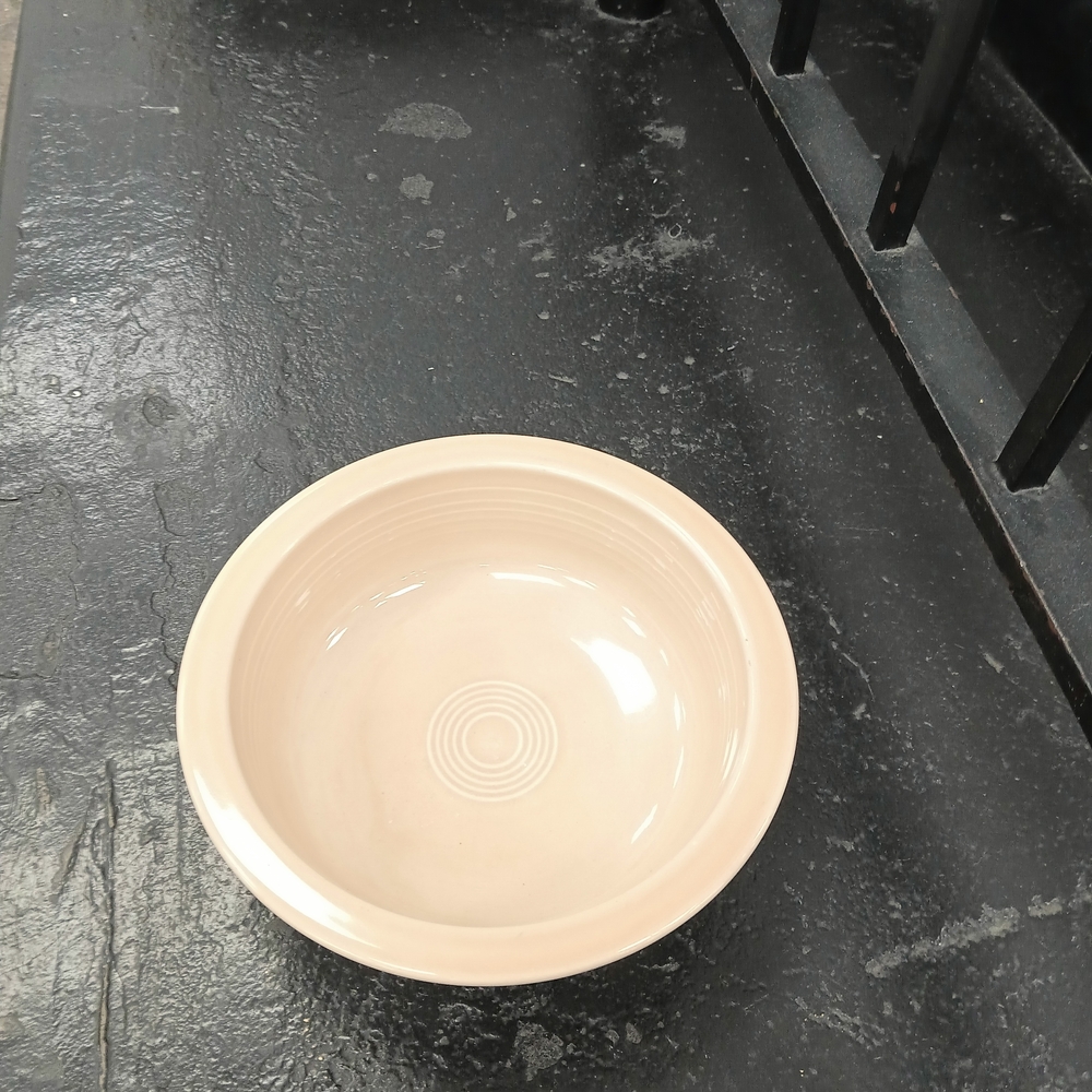 Fiesta Cream Ceramic Bowl